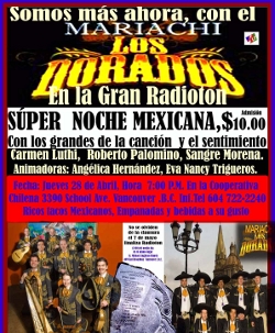 Sangre Morena joined other artists in Noche Mexicana.