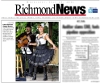 Our performance at the London Heritage Farm was displayed on the cover of the Richmond Review newspaper, July 13, 2011