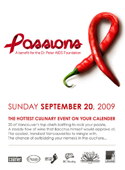 Passions, a Benefit for the<br />Dr. Peter AIDS Foundation.</big><br />September 20, 2009